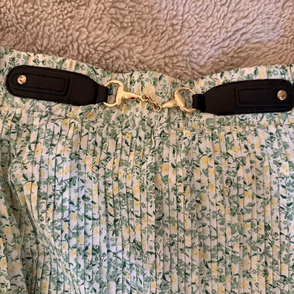 New Aquamarina summer midi dress with slit on the side